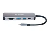 Image de DUB-2325 - Concentrateur (hub) - avec lecteur de carte - 2 x SuperSpeed USB 3.0 + 1 x USB-C - de bureau