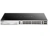 Image de DGS 3130-30TS - Commutateur - L3 Lite - Géré - 24 x 10/100/1000 + 2 x 10 Gigabit Ethernet + 4 x 10 Gigabit SFP+ - de bureau, Montable sur rack