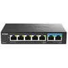 Image de DMS-107 - Commutateur - non géré - 5 x 10/100/1000 + 2 x 2.5GBase-T - de bureau, fixation murale