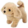 Image de Peluche Teddy Chien Sy37 18cm Peut Aboyer Et Marcher Avec La Queue_Or
