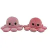 Image de Animal en peluche de Poulpe Réversible Doux 20cm-Rose