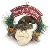 Image de Couronne De Poupée Pendentif Anneau En Rotin Décoration De Noel Multicolore K117