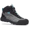 Image de Black Diamond - Mission Leather Mid Wp - Chaussures approche femme Steel Grey / Costal Blue - 39.5