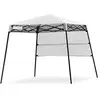 Image de Tonnelle Pliante 181 x 181 cm, pour Protection Solaire, Portable et Léger, Blanc