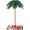 Image de Sapin de Noël Artificiel de 180 cm, Palmier de Noël Pré-Illuminé