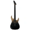 Image de M1000HTBPF-BLKFD - Guitare électrique Hipshot Fluence Burled Poplar Black Fade