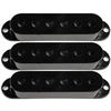 Image de Accessoires Guitares Seymour Duncan S-Cover-B-Nol - 3 X Capot S Black Sans Logo Pièces Détachées