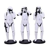 Image de Pack 3 figurines Star Wars Stormtrooper Les 3 Sages 14 cm Blanc et Noir
