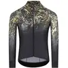 Image de Maillot Q36.5 Gregarius Hybrid Alpi Camo Maillot à Manches Longues Noir, Taille M