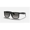 Image de Ray-Ban - Justin - Lunettes de soleil T55 - Rubber Black - Light Grey Gradient Dark Grey