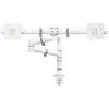 Image de Viewgo Monitor Arm 130 - Kit de montage (fixation par pince pour bureau, poteau, bras pivotant, montage sur mamelon de tube, 2 bras d'interface) -