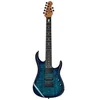 Image de Guitare 7 cordes Sterling JP157 Dimarzio Quilted Maple Cerulean Paradise