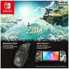 Image de Sac de transport à bandoulière Adventure Pack Zelda: Tears of the Kingdom pour Nintendo Switch Noir, Bleu et Jaune