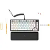 Image de GLORIOUS Gaming GMMK Pro 75% - modulärt mekaniskt speltangentbord, TKL, 1,5 kg ram, anpassningsbar, spiralkabel, handledsstöd, Vita tangenter, RGB, Fransk AZERTY-Layout - svart en occasion ou reconditionné