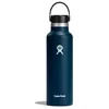 Image de HYDRO FLASK - Gourde Isotherme 621 ml (21 oz) - Bouteille Inox à Isolation Sous Vide - Bouchon Antifuite et Revêtement par Poudre - Ouverture Standard - Indigo en occasion ou reconditionné