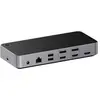 Image de Station d'accueil Double Port USB Multi-écrans 4K Compatible DisplayLink Gris