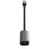 Image de Adaptateur USB-C vers Ethernet 2.5 Gigabit en Nylon Tressé Gris