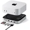 Image de SATECHI Hub Mac Mini M4 & Support avec Boîtier SSD NVMe en Aluminium, Dock Mac Mini M4 avec 2X USB-A 10 Gbps, 1x USB-A 480 Mbps, Lecteur SD et Ventilation Améliorée pour Mac Mini M4 et Pro en occasion ou reconditionné