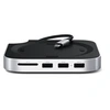 Image de Support & Hub pour Mac Mini M4 avec boitier SSD Silver