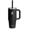 Image de Gourde tumbler isotherme HydroFlask 710 ml Noire