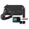 Image de GoPro Ensemble d'accessoires HERO12   Comprend Une HERO12 Noire, The Handler (poignée Flottante), Une Sangle de tête 2.0, Une Batterie Rechargeable Enduro (2) et Un étui de Transport en occasion ou reconditionné
