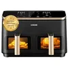 Image de COSORI Air Fryer 2 Compartiments 8.5L, 8-en-1 Airfryer Friteuse Sans Huile, 71% D'efficacité énergétique, 85% de Carburant En Moins, 55% Plus Rapide, 8 Portions, Va au Lave-vaisselle, Or en occasion ou reconditionné