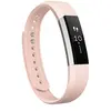 Image de BRACELET EN CUIR COULEUR ROSE TAILLE L POUR FITBIT ALTA