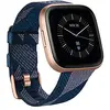 Image de Fitbit Versa 2, Édition Spéciale, Montre Connectée Forme et Bien-Être avec Contrôle Vocal, Score de Sommeil et Musique, avec Amazon Alexa Intégrée, Tissé Bleu, Marine et Rose en occasion ou reconditionné