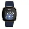 Image de Fitbit Versa 3 - Aluminium en or doux - montre intelligente avec bande - silicone - minuit - taille du bracelet : S/L - Wi-Fi, NFC, Bluetooth