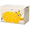 Image de Coffre à jouets 3 Sprouts Rhino Jaune 62x37x38 cm 107-001-010