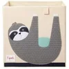 Image de Boîte de rangement cube 3 Sprouts Paresseux Gris 33x33x33 cm 107-002-022