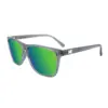 Image de Knockaround - Fast Lanes Sport Cat 3 - Lunettes de soleil Clear Grey - Green Moonshine Cat 3 Polarized