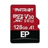 Image de Patriot EP Series - Carte mémoire flash (adaptateur microSDXC vers SD inclus(e)) - 128 Go - A1 / Video Class V30 / UHS-I U3 / Class10 - microSDXC