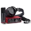 Image de Focusrite Scarlett Solo Studio de 4e Génération Pack Interface Audio USB-C | 1 préampli micro XLR, 1 entrée instrument Hi-Z, 24 bits/192 kHz, 120 dB, micro CM25 MkIII, casque SH-450, Windows/Mac/iPad en occasion ou reconditionné