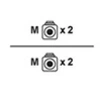 Image de UniFi - Cordon de raccordement - LC multi-mode (M) pour LC multi-mode (M) - 1 m - 1 m - fibre optique - duplex - 50 / 125 microns - OM3 - turquoise