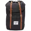 Image de Herschel 10066-00001 Retreat Classics sac à dos unisexe, noir / beige, taille unique en occasion ou reconditionné