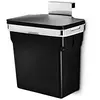 Image de simplehuman CW1643 poubelle de placard, sous evier, poubelle de cuisine, cadre en acier ultra-robuste, 10 litres en occasion ou reconditionné