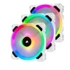 Image de LL Series LL120 RGB Dual Light Loop - Ventilateur châssis - 120 mm - blanc, bleu, jaune, rouge, vert, orange, violet (pack de 3)