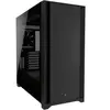 Image de 5000D - Mid tower - ATX - panneau latéral fenêtré (verre trempé) - pas d'alimentation (ATX) - noir - USB/Audio
