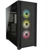 Image de iCUE 5000X RGB - Tour - ATX - panneau latéral fenêtré (verre trempé) - pas d'alimentation (ATX) - noir - USB/Audio