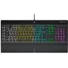 Image de Corsair K55 RGB Pro Clavier de Jeu Filaire à Membrane   AZERTY français   IP42 Résistant à la Poussière et Aux éclaboussures   6 Touches Macro Intégration Elgato   PC, Mac, Xbox   Noir en occasion ou reconditionné
