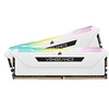 Image de Vengeance RGB PRO SL - DDR4 - kit - 16 Go: 2 x 8 Go - DIMM 288 broches - 3600 MHz / PC4-28800 - CL18 - 1.35 V - mémoire sans tampon - non ECC - blanc
