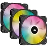 Image de Corsair iCUE SP120 RGB ELITE Performance 120 mm Kit de Trois Ventilateurs avec iCUE Lighting Node CORE (Technologie CORSAIR AirGuide, Huit LED RGB Paramétrables, Silencieux niveau sonore 18 dBA) Noir en occasion ou reconditionné