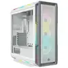 Image de Corsair iCUE 5000T RGB Tempered White - MT/Sans Alim/ATX