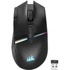 Image de Corsair DARKSTAR RGB Wireless MMO Souris de Jeu - 26 000 DPI - 15 Boutons Programmables - Batterie Jusqu'à 80 Heures - Compatible iCUE - PC, PS5, PS4, Xbox - Noir en occasion ou reconditionné