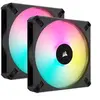 Image de iCUE AF140 RGB ELITE - Ventilateur châssis - haute performance - 140 mm - noir (pack de 2)