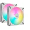 Image de iCUE AF140 RGB ELITE - Ventilateur châssis - 140 mm - blanc (pack de 2)