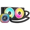 Image de iCUE Link LCD H100i RGB - Système de refroidissement liquide de processeur - Taille de radiateur : 240 mm - (pour : LGA1156, LGA1155, LGA1150,
