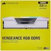 Image de Barrette mémoire RAM VENGEANCE RGB 32 Go (Kit de 2 x 16 Go) DDR5 6000 MHz CL30