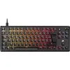 Image de Corsair K70 Core TKL RGB Clavier de Jeu Mécanique sans Clé   Interrupteurs Linéaires MLX Red v2 Pré-Lubrifiés   Double Couche d'Atténuation du Son   Capuchons de Clé en ABS   AZERTY FR   Noir en occasion ou reconditionné